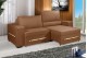 Sofá Retrátil e Reclinável 2.50m ESTILO ESTOFADOS - CHAYENE com SoftGel D33 Linho "Terracota" Sofá Retrátil e Reclinável 2.50m ESTILO ESTOFADOS - CHAYENE com SoftGel D33 Linho "Terracota"