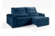 Sofá Retrátil e Reclinável 2.50m ESTILO ESTOFADOS - MOSCOU com SoftGel D33 Velusoft "Azul" Sofá Retrátil e Reclinável 2.50m ESTILO ESTOFADOS - MOSCOU com SoftGel D33 Velusoft "Azul"