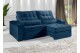 Sofá Retrátil e Reclinável 2.50m ESTILO ESTOFADOS - MOSCOU com SoftGel D33 Velusoft "Azul" Sofá Retrátil e Reclinável 2.50m ESTILO ESTOFADOS - MOSCOU com SoftGel D33 Velusoft "Azul"