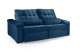 Sofá Retrátil e Reclinável 2.50m ESTILO ESTOFADOS - MOSCOU com SoftGel D33 Velusoft "Azul" Sofá Retrátil e Reclinável 2.50m ESTILO ESTOFADOS - MOSCOU com SoftGel D33 Velusoft "Azul"