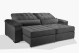 Sofá Retrátil e Reclinável 2.50m ESTILO ESTOFADOS - MOSCOU com SoftGel D33 Velusoft "Cinza" Sofá Retrátil e Reclinável 2.50m ESTILO ESTOFADOS - MOSCOU com SoftGel D33 Velusoft "Cinza"