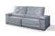 Sofá Retrátil e Reclinável 2.20m ESTILO ESTOFADOS - ODIN com SoftGel D33 Velusoft "Cinza" Sofá Retrátil e Reclinável 2.20m ESTILO ESTOFADOS - ODIN com SoftGel D33 Velusoft "Cinza"