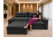 Sofá Retrátil Livia 2,90 Metros Velusoft | Conforto e Elegância para sua Sala