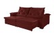 Sofá Retrátil Reclinável ATENAS 2.90m ESTILO ESTOFADOS - França Velusoft COR "VERMELHO" Sofá Retrátil Reclinável ATENAS 2.90m ESTILO ESTOFADOS - França Velusoft COR "VERMELHO"