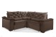 Sofá Retrátil Reclinável BERLIM DE CANTO 2.40 x 2.40 ESTILO ESTOFADOS - França Velusoft COR "MARROM" Sofá Retrátil Reclinável BERLIM DE CANTO 2.40 x 2.40 ESTILO ESTOFADOS - França Velusoft COR "MARROM"