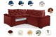 Sofá Retrátil Reclinável BERLIM DE CANTO 2.50 x 2.50 ESTILO ESTOFADOS - França Velusoft COR "VERMELHO" Sofá Retrátil Reclinável BERLIM DE CANTO 2.50 x 2.50 ESTILO ESTOFADOS - França Velusoft COR "VERMELHO"