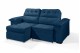 Sofá Retrátil Reclinável DOA 2.20m ESTILO ESTOFADOS - França Velusoft COR "AZUL" Sofá Retrátil Reclinável DOA 2.20m ESTILO ESTOFADOS - França Velusoft COR "AZUL"