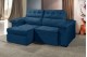 Sofá Retrátil Reclinável DOA 2.20m ESTILO ESTOFADOS - França Velusoft COR "AZUL" Sofá Retrátil Reclinável DOA 2.20m ESTILO ESTOFADOS - França Velusoft COR "AZUL"