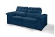 Sofá Retrátil Reclinável DOA 2.20m ESTILO ESTOFADOS - França Velusoft COR "AZUL" Sofá Retrátil Reclinável DOA 2.20m ESTILO ESTOFADOS - França Velusoft COR "AZUL"