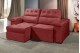 Sofá Retrátil Reclinável DOA 2.20m ESTILO ESTOFADOS - França Velusoft COR "VERMELHO" Sofá Retrátil Reclinável DOA 2.20m ESTILO ESTOFADOS - França Velusoft COR "VERMELHO"