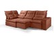 Sofá Retrátil Reclinável ELLOA DE CANTO COM CHAISE 3.25 x 1.80m ESTILO ESTOFADOS - Inca Velusoft COR "TERRA COTA" Sofá Retrátil Reclinável ELLOA DE CANTO COM CHAISE 3.25 x 1.80m ESTILO ESTOFADOS - Inca Velusoft COR "TERRA COTA"