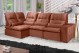 Sofá Retrátil Reclinável ELLOA DE CANTO COM CHAISE 3.25 x 1.80m ESTILO ESTOFADOS - Inca Velusoft COR "TERRA COTA" Sofá Retrátil Reclinável ELLOA DE CANTO COM CHAISE 3.25 x 1.80m ESTILO ESTOFADOS - Inca Velusoft COR "TERRA COTA"