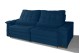 Sofá Retrátil Reclinável LAUS 2.20m ESTILO ESTOFADOS - França Velusoft COR "AZUL" Sofá Retrátil Reclinável LAUS 2.20m ESTILO ESTOFADOS - França Velusoft COR "AZUL"