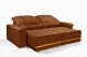 Sofá Retrátil Reclinável MORFEU 2.90m ESTILO ESTOFADOS - França Velusoft COR "TERRACOTA" Sofá Retrátil Reclinável MORFEU 2.90m ESTILO ESTOFADOS - França Velusoft COR "TERRACOTA"