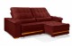 Sofá Retrátil Reclinável MORFEU 2,20m ESTILO ESTOFADOS - França Velusoft COR "VERMELHO" Sofá Retrátil Reclinável MORFEU 2,20m ESTILO ESTOFADOS - França Velusoft COR "VERMELHO"