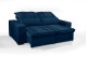 Sofá Retrátil e Reclinável 2.50m ESTILO ESTOFADOS - THOR com SoftGel D33 Velusoft "Azul" Sofá Retrátil e Reclinável 2.50m ESTILO ESTOFADOS - THOR com SoftGel D33 Velusoft "Azul"