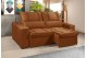 Sofá Retrátil e Reclinável 2.90m ESTILO ESTOFADOS - THOR com SoftGel D33 Velusoft "Terracota" Sofá Retrátil e Reclinável 2.90m ESTILO ESTOFADOS - THOR com SoftGel D33 Velusoft "Terracota"