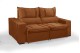 Sofá Retrátil e Reclinável 2.90m ESTILO ESTOFADOS - THOR com SoftGel D33 Velusoft "Terracota" Sofá Retrátil e Reclinável 2.90m ESTILO ESTOFADOS - THOR com SoftGel D33 Velusoft "Terracota"
