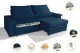 Sofá Retrátil Reclinável LAUS 2.20m ESTILO ESTOFADOS - França Velusoft COR "AZUL" Sofá Retrátil Reclinável LAUS 2.20m ESTILO ESTOFADOS - França Velusoft COR "AZUL"