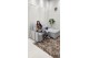 Sofá Valence Slim sem Caixa Premium 2.00m SoftGel 33  Linho Cinza Claro