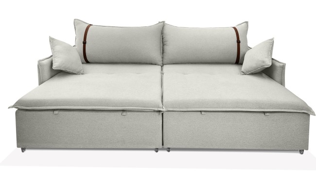 Sofá Valence Slim sem Caixa Premium 1.60m SoftGel 33  Linho Palha